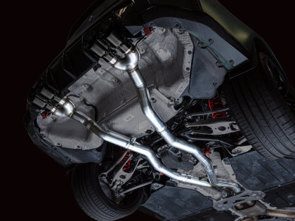 AWE - Track Edition Catback Exhaust for BMW G8X M3/M4 - Diamond Black Tips