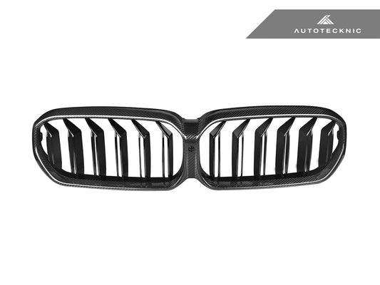 AutoTecknic Dry Carbon Fiber Dual-Slats Front Grilles - G30 5-Series LCI