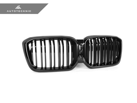 AutoTecknic Dual-Slats Gloss Black Front Grille - G01 X3 | G02 X4 LCI
