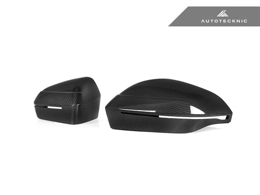 AutoTecknic Dry Carbon Fiber Mirror Cap Set - G60 5-Series | G70 7-Series