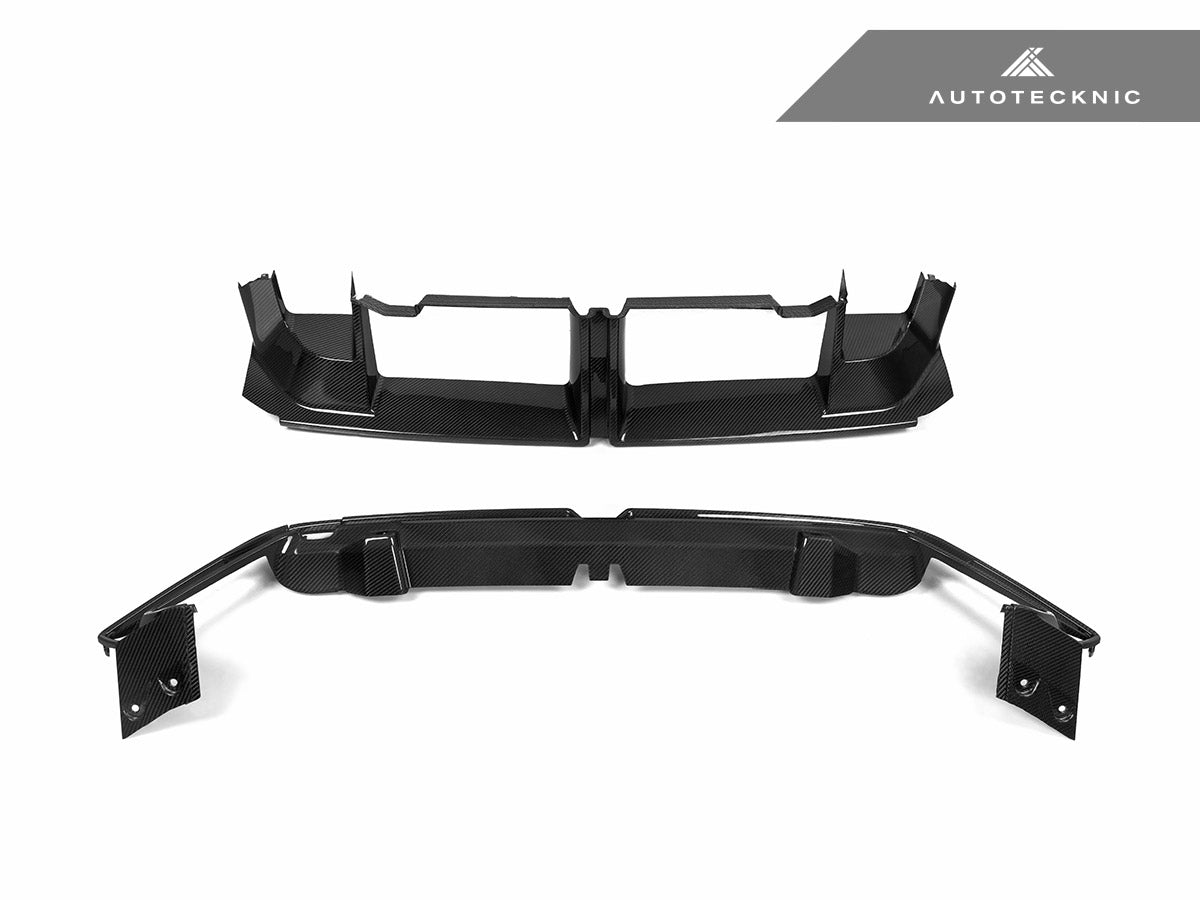 AutoTecknic Dry Carbon OEM-Spec Center Bumper Trim - G90 M5
