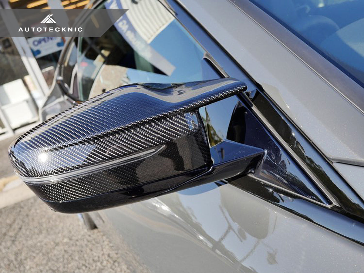 AutoTecknic G8X Style M-Inspired Version II Dry Carbon Mirror Covers - G42 2-Series