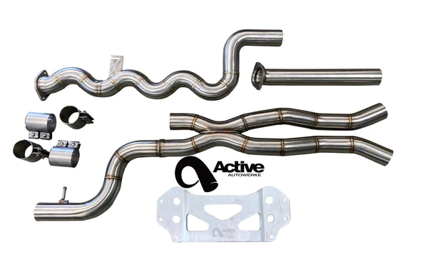 Active Autowerke - Equal Length Mid-Pipe with G-brace || G80/G82