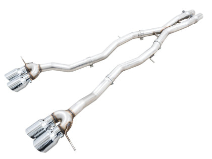AWE - Track Edition Catback Exhaust for BMW G8X M3/M4 - Chrome Silver Tips