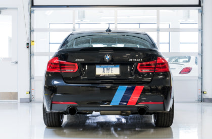 AWE - BMW F3X 340i Touring Edition Axle-Back Exhaust - Diamond Black Tips (102mm)
