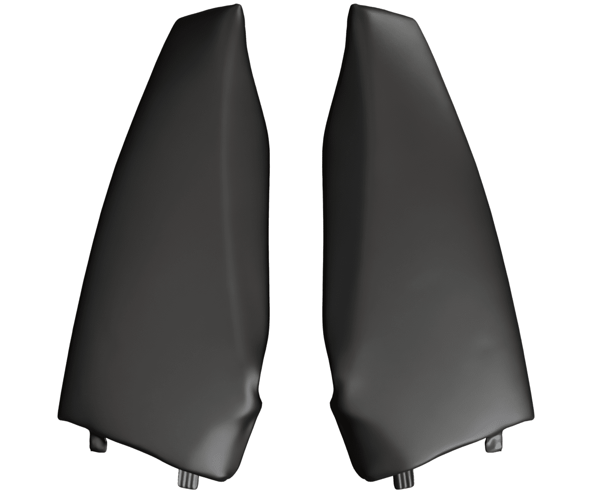 2008-2013 BMW 1-SERIES E82 COUPE REAR BOLSTERS