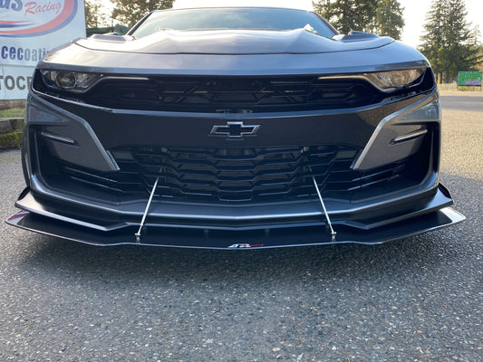 Carbon Fiber Front Wind Splitter-2019-2024 Chevrolet Camaro SS 1LE