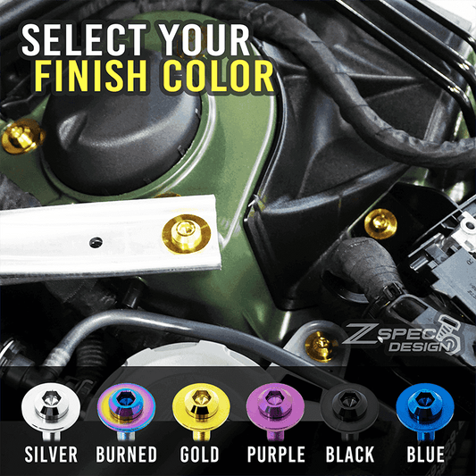 ZSPEC "Stage 3" Dress Up BoltsĀ® Fastener Kit for the '20-24 Mazda CX-30, Titanium