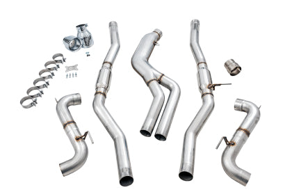 AWE - Toyota Supra A90 Track Edition Exhaust - 5in Chrome Silver Tips