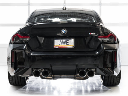 AWE - BMW G87 M2 Track Edition Exhaust - Chrome Silver Tips