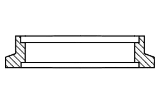 Outlet Flange for TiAL 44mm MV-R Wastegate CP2 Titanium