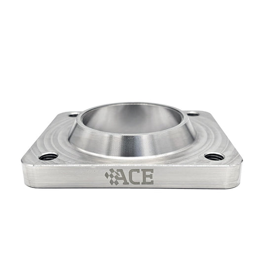 Transition Turbo Flange - Undivided T4 to Single 2.500" OD Tube - 304 Stainless
