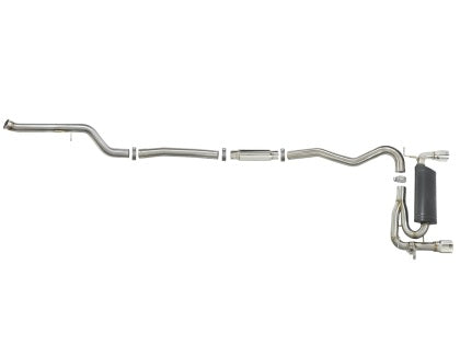 aFe - MACH Force-Xp 304 Stainless Steel Cat-Back Exhaust System w/Polished Tips || F3x N55
