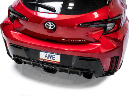 AWE - Toyota GR Corolla Track Edition Exhaust - Diamond Black Tips