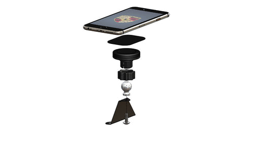 Rennline - Exactfit Magnetic Phone Mount Dash Mount || 991/981/718