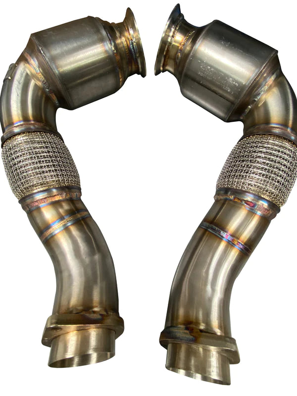 Active Autowerke - Catted Downpipes || S63/N63 (X5M/X6M) (X550i/X650i)