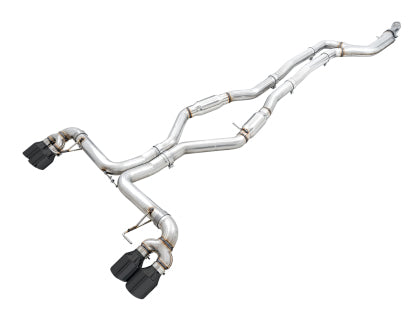 AWE- BMW G20/G22 B58 Track Edition Exhaust - Quad Diamond Black Tips