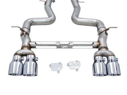 AWE - BMW F8X M3/M4 Track Edition Catback Exhaust - Chrome Silver Tips