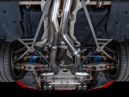 AWE - BMW F8X M3/M4 Track Edition Catback Exhaust - Chrome Silver Tips