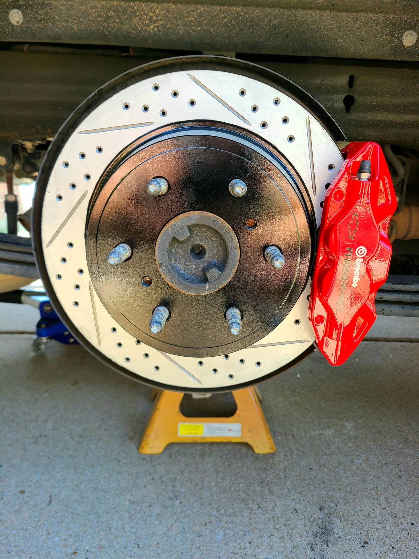 GM Truck/SUV 4 Piston C7 Rear Big Brake Bracket Kit