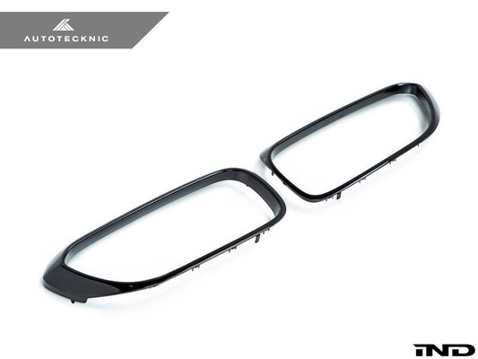 AutoTecknic Glazing Black Front Grille Surround Set - BMW F90 M5