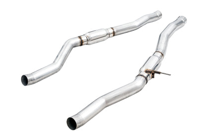 AWE - Toyota Supra A90 Resonated Touring Edition Exhaust - 5in Chrome Silver Tips
