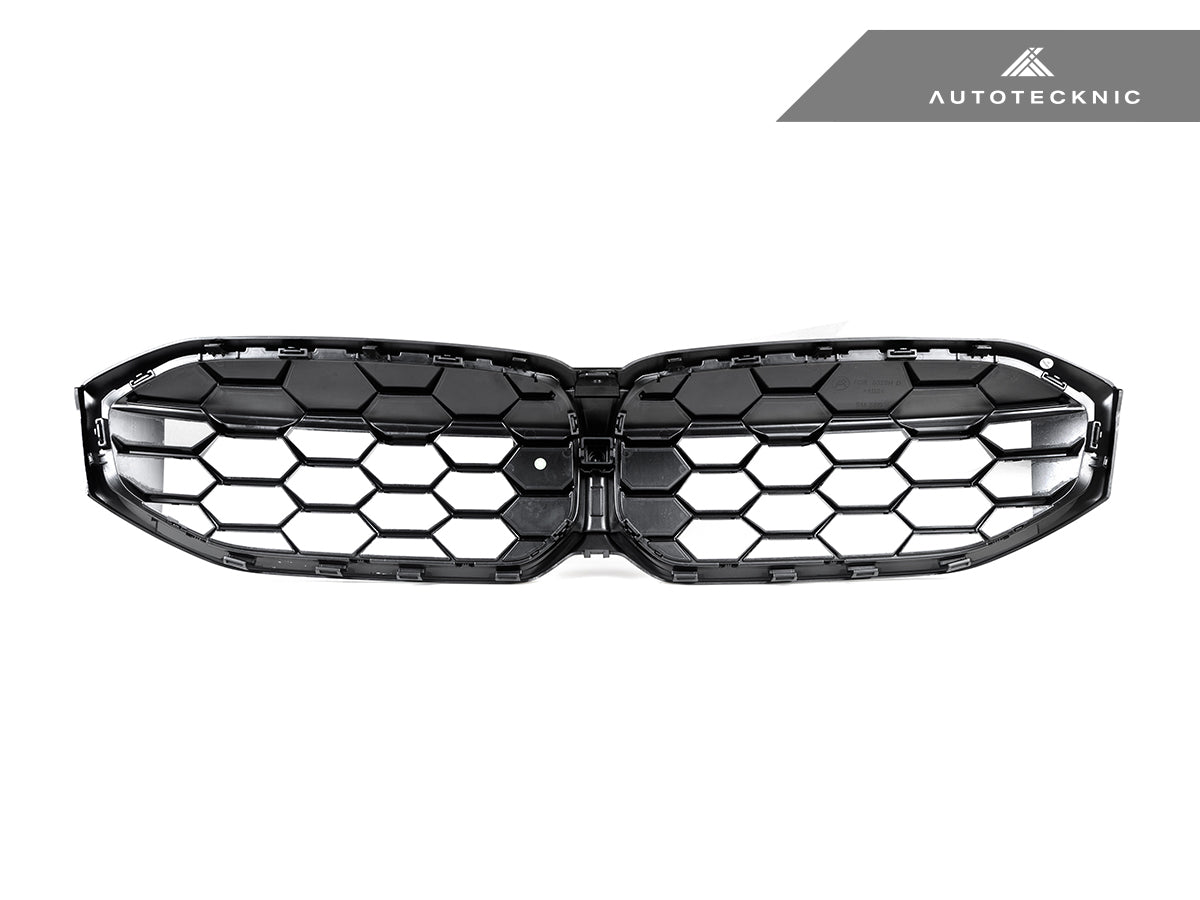 AutoTecknic Gloss Black Honeycomb Front Grille - G20 3-Series LCI
