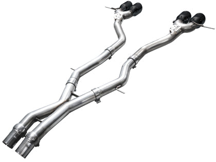 AWE - BMW G87 M2 Track Edition Exhaust - Diamond Black Tips
