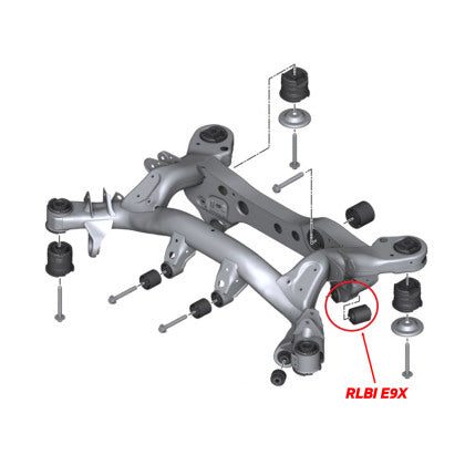 SPL Parts E80/E82/E82M/E90/E91/E92/E93/F80/F82/F83/F87 Rear Lower Control Arm Inner Bushing