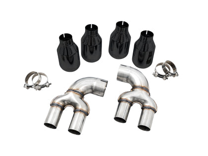 AWE - G20/G22 B58 OE-Config-To-Quad Tip Conversion Kit - Diamond Black Tip