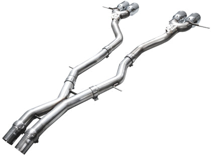 AWE - BMW G87 M2 Track Edition Exhaust - Chrome Silver Tips