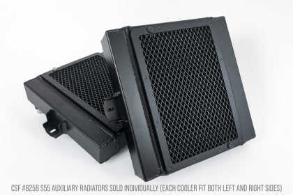 CSF - BMW F8X M3/M4/M2C Auxiliary Radiators w/ Rock Guards (Sold Individually - Fits Left and Right