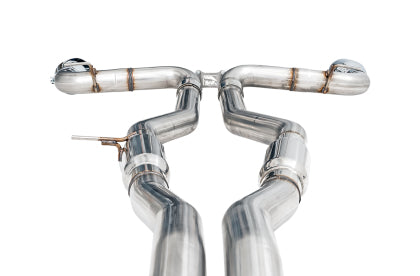 AWE - Toyota Supra A90 Track Edition Exhaust - 5in Chrome Silver Tips