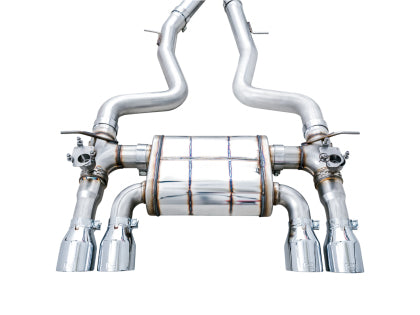 AWE - BMW F8X M3/M4 SwitchPath Catback Exhaust - Chrome Silver Tips