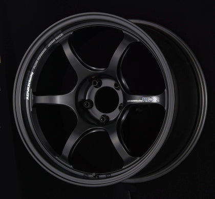 Advan RG-D2 18x9.5 +35 5x120 Semi Gloss Black Wheel
