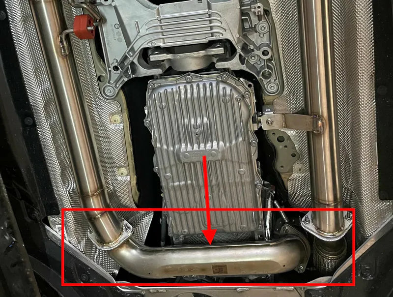 FTP BMW S58 G80/G82/G87 M2/M3/M4 Crossover Exhaust Pipe. 18328468990 (Intermediate pipe)