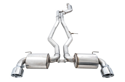 AWE - Toyota Supra A90 Non-Resonated Touring Edition Exhaust - 5in Chrome Silver Tips
