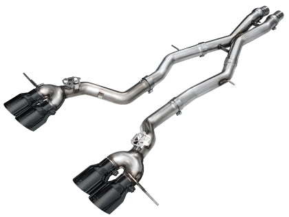 AWE - BMW G87 M2 Track Edition Exhaust - Diamond Black Tips