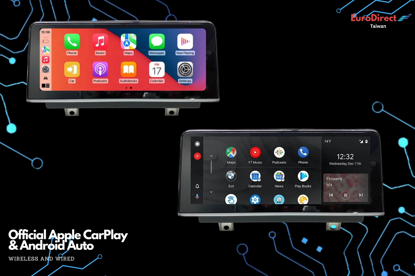 BMW F20, F22, F30, F31, F32, F33, F34, F36, F45, F80, F83, F82 M3 M4 (1, 2, 3 & 4 Series) CarPlay / Android Auto