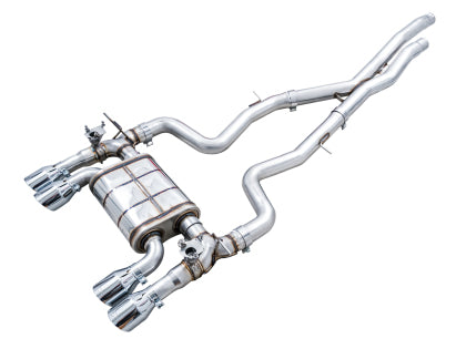 AWE - BMW F8X M3/M4 SwitchPath Catback Exhaust - Chrome Silver Tips