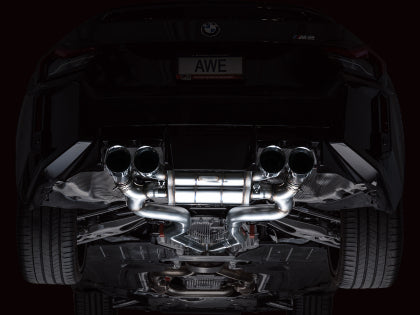 AWE - BMW G87 M2 SwitchPath Edition Exhaust - Chrome Silver Tips