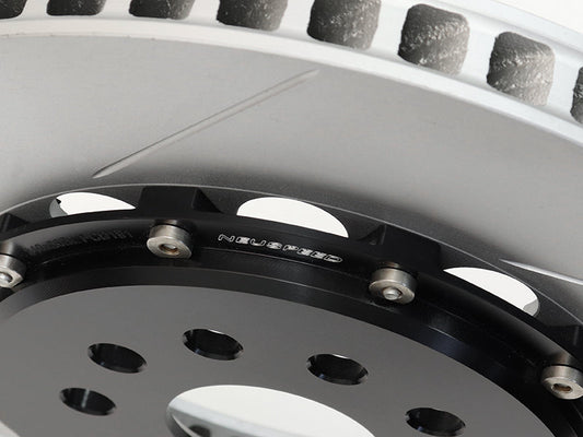 2-Piece Floating Brake Rotors | Front Kit 340mm Slotted ⢠MQB/MQBe