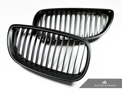 AutoTecknic Stealth Black Front Grille Set - E92/ E93 3-Series Pre-LCI (including E9X M3)