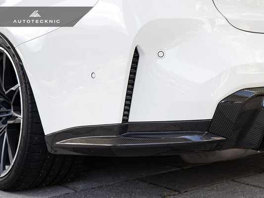 AutoTecknic Dry Carbon OEM-Spec Rear Splitter Set - BMW G80 M3 | G82 M4