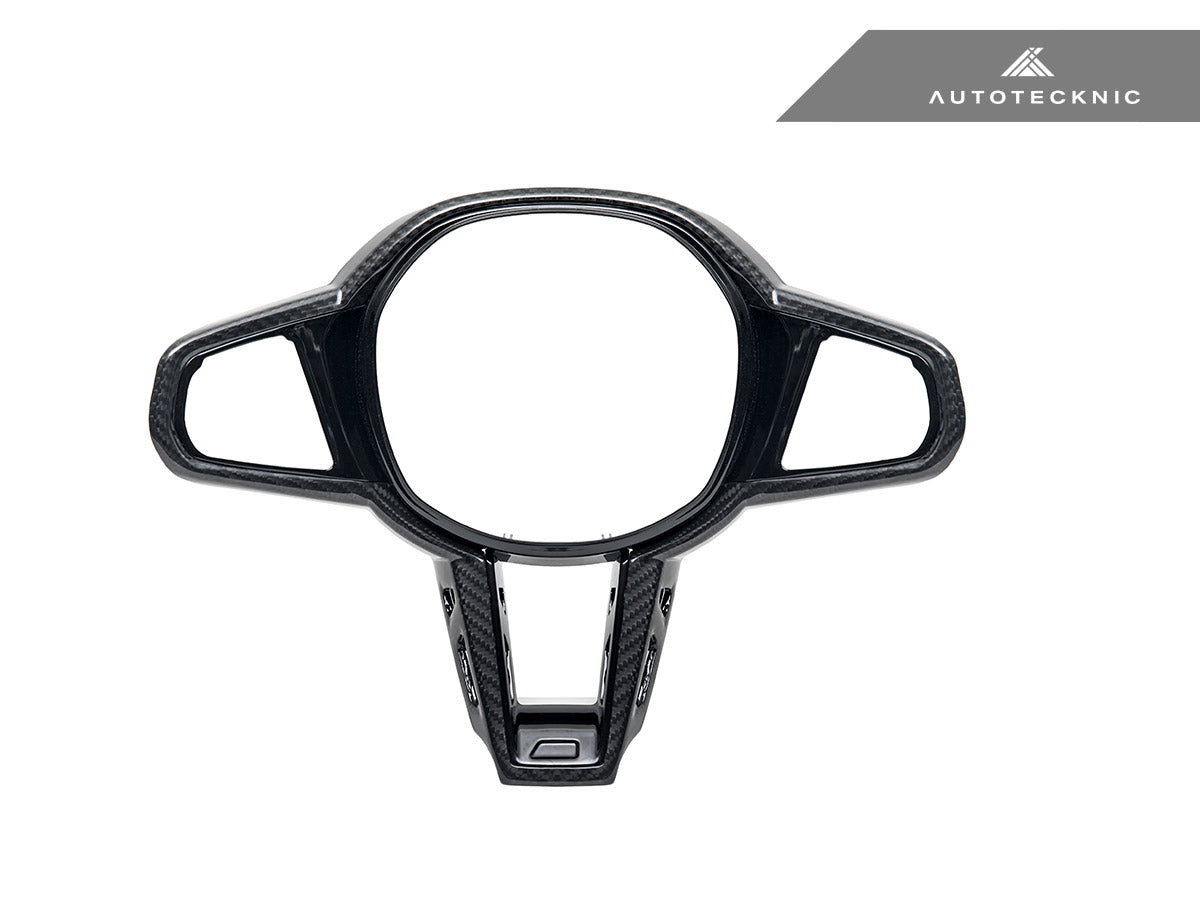 AutoTecknic LCI Carbon Steering Wheel Trim - BMW G42 2-Series 2025-Up