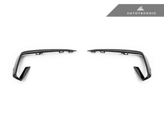 AutoTecknic Carbon Fiber Front Bumper Trim Set - G01 X3 | G02 X4 M40I Pre-LCI