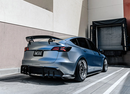 ADRO - AT-S Carbon Fiber Swan Neck Wing || Model Y