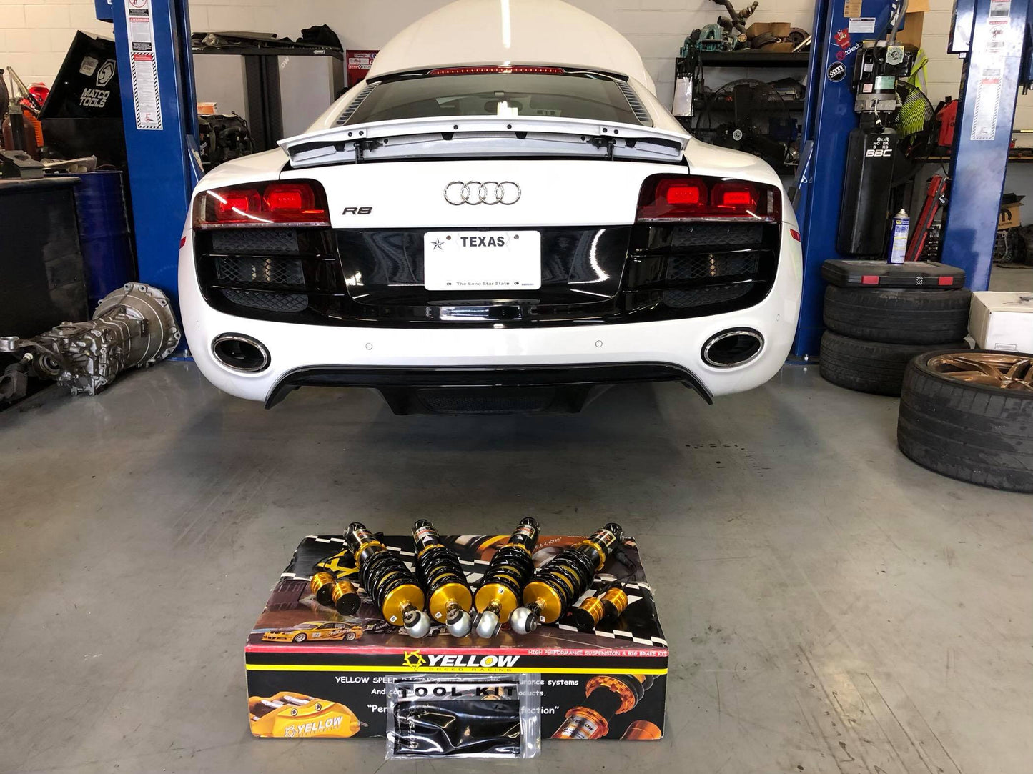 YSR Dynamic Pro Sport Coilovers - Audi R8 2008-2015 (V8 Models)