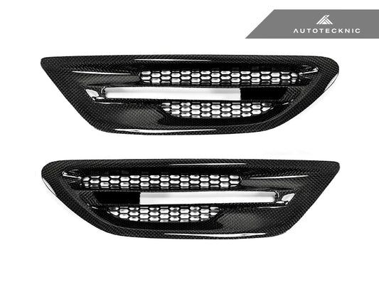 AutoTecknic Replacement Carbon Fiber Fender Vents - BMW F10 M5