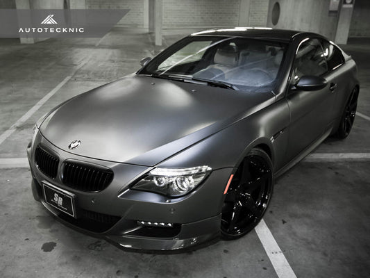 AutoTecknic Stealth Black Front Grille Set - E63/ E64 6-Series & M6